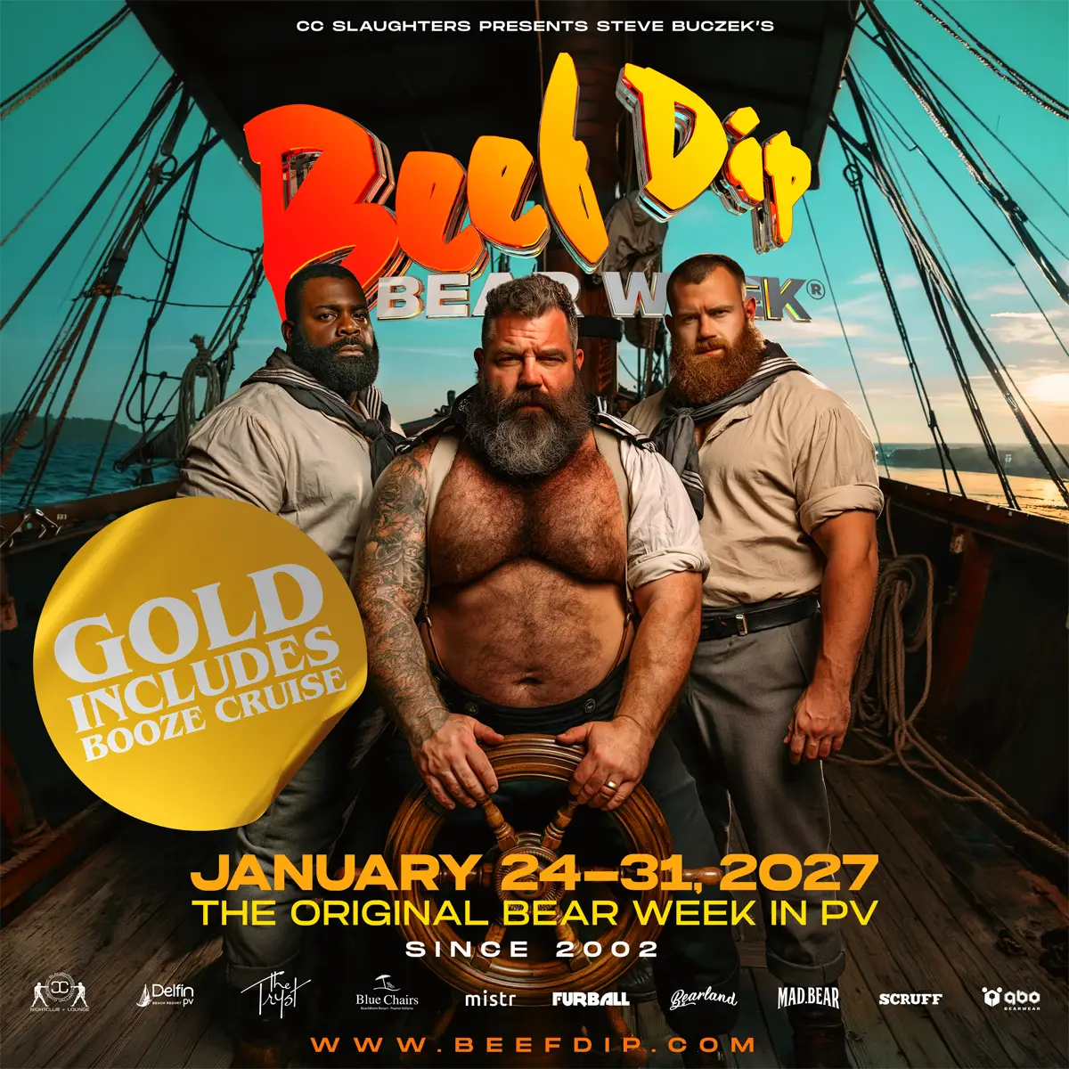 BeefDip Bear Week 2027 Gold (Early Bird - Full Pass)